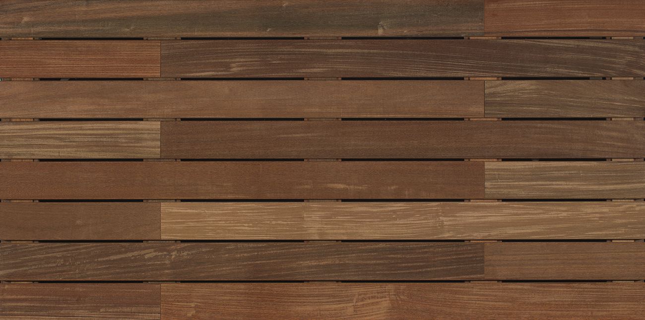 4′ x 2′ Smooth Ipê Artisan Wood Tile 
